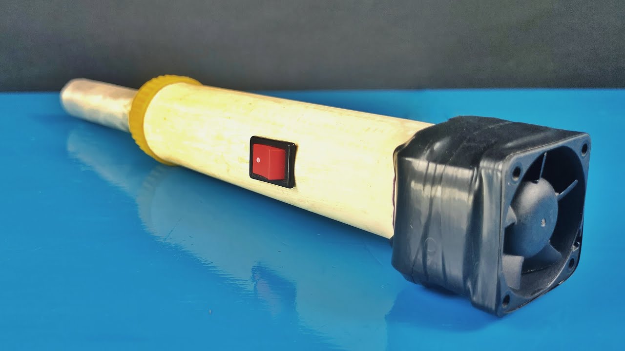 How To Make a Powerful Hot Air Gun From a Soldering Plug 100w Simple
