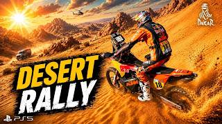 Dakar Desert Rally Full Gameplay | Motocross Racing Off Road Game Ps5🙃 screenshot 4