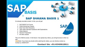 SAP BASIS S4HANA