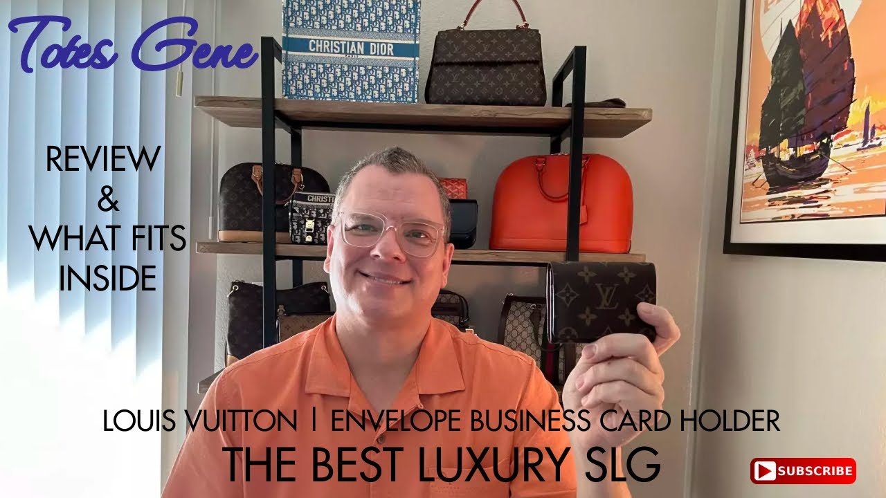 LOUIS VUITTON, ENVELOPE BUSINESS CARD HOLDER