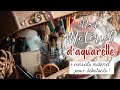 ✰ MON MATÉRIEL D'AQUARELLE ✰ Papiers, pinceaux, palettes, marques préférées...+ CONSEILS !