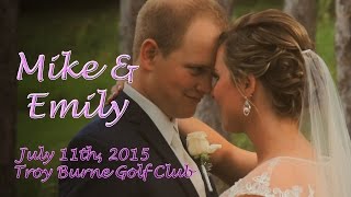 Emily & Mike Klotz Wedding - Troy Burne Golf Course