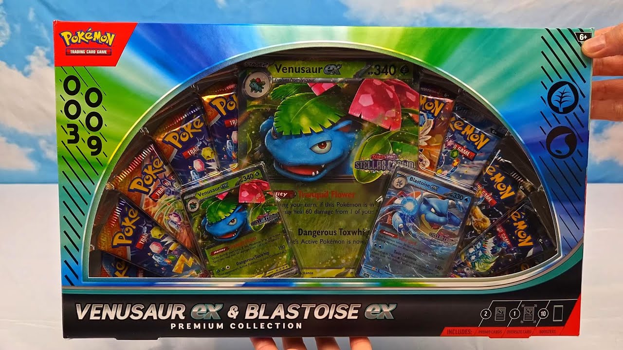 Pokemon Venusaur ex & Blastoise ex Premium Collection - GameStop