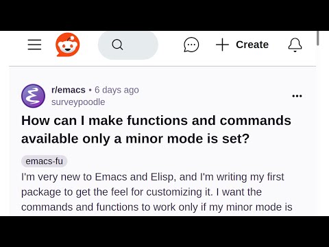 Emacs Buffer Local Functions