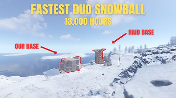 FASTEST DUO snowball in my 5000 HOURS - Official Rust