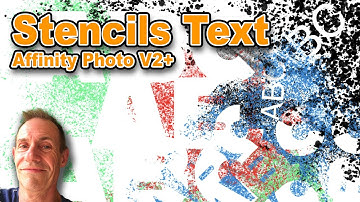 Stencil Text In Affinity Photo | How To