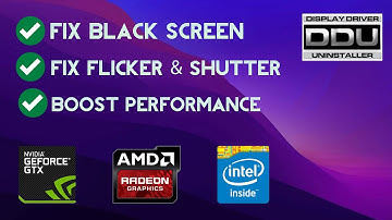 ✅DDU For Complete Driver Reinstallation | For Intel, Nvidia & AMD | Fix Black Screen & Flicker