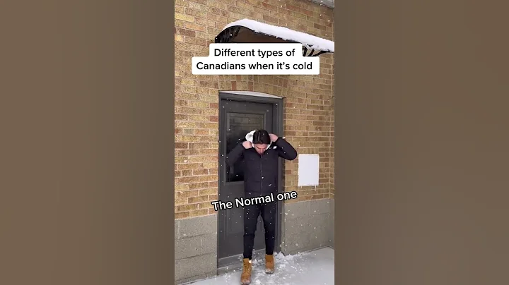 Immigrants love Canadian winters 🇨🇦❄️#shorts