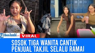 Viral 3 Wanita Cantik Penjual Takjil Es Buah di Kudus, Jadi Incaran Pemuda