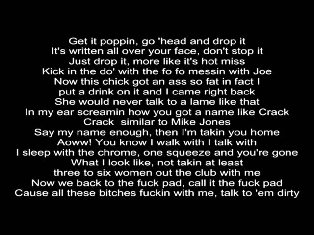 fat joe ft nelly - get it poppin lyrics - YouTube
