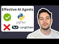 Building Effective AI Agents in Python (No Frameworks, No Hype)