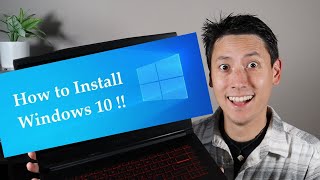 How To Install Windows 10 Onto HP Computer for FREE !!