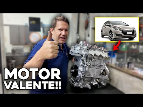 VALENTE, ECONÔMICO E DURADOURO?! CONHEÇA O MOTOR 1.0 3 CILINDROS DE HB20!! #montagemdemotores