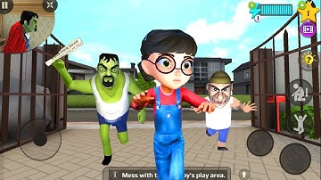 Scary Stranger 3D - New Update _Walkthrough Gameplay Part 11 New Prank Funny Game Android/IOS