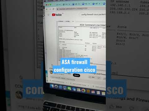 Video: Bagaimana mengkonfigurasi tembok api Cisco ASA?