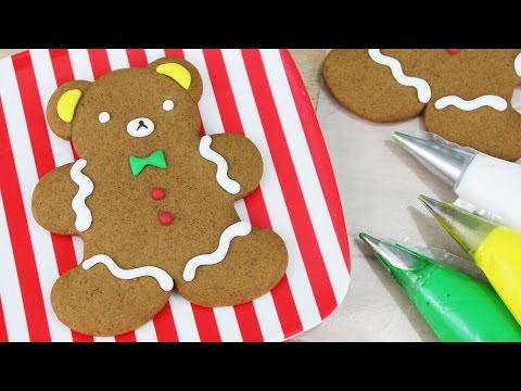 How to Make Rilakkuma Gingerbread Men!