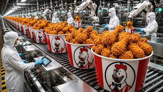 Inside the KFC Factory | From Fresh Chicken to Crispy Perfection