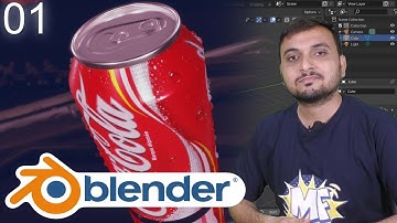 Blender 2.90 - Modeling - Coke Can [Part-1/4] हिंदी