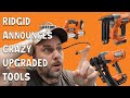 RIDGID Tools Just Dropped A Bomb and announced new tools that we have all be asking for!