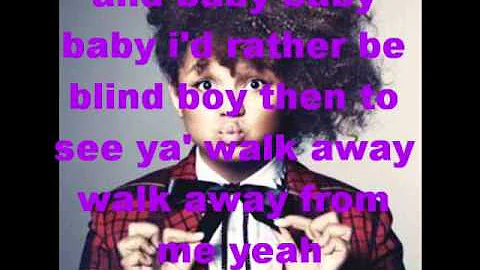 Rachel Crow I'd Rather Go Blind (Lyrics)