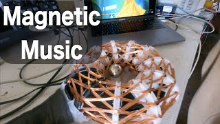 Playing Music through a Magnet with a Rodin Coil