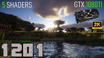 GTX 1080TI | MINECRAFT at 2K + 5 Shaders | 1.20.1