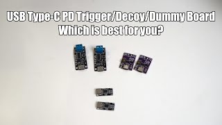USB Type-C PD Trigger/Dummy/Decoy Boards - Perfect addition to your kit!