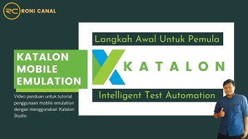 Tutorial - katalon studio mobile emulation
