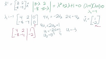 DE System with Generalized Eigenvector