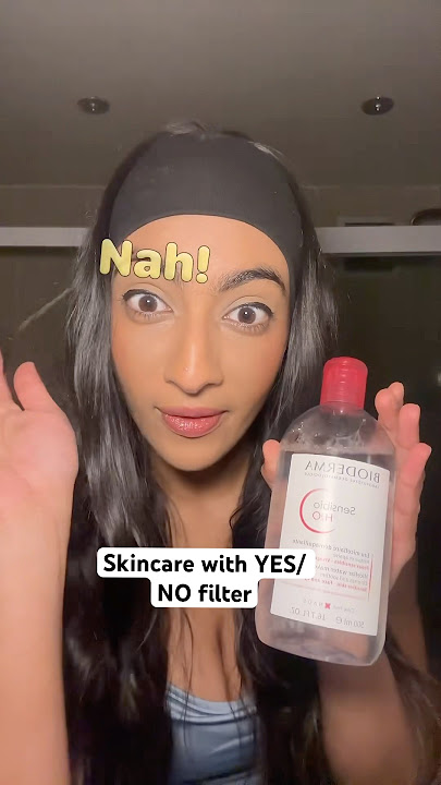 SKINCARE ROUTINE with yes/no filter #eczema