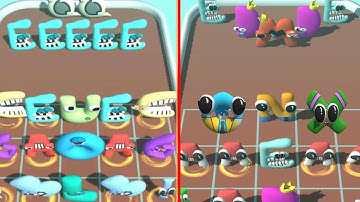 Merge Alphabet Letter run game max level part 04 #mergealphabetlorerun