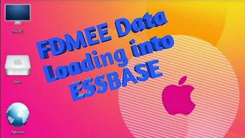 FDMEE Data Loading into Essbase