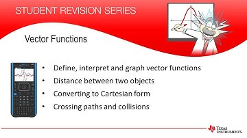 Vector Functions : parametric and Cartesian form and collisions | Specialist Mathematics | TI-Nspire