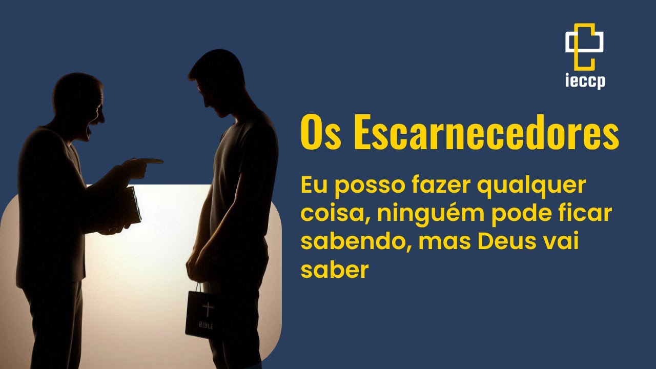 Os Escarnecedores | Devocional | 28/04/2024 | Carlos José - YouTube