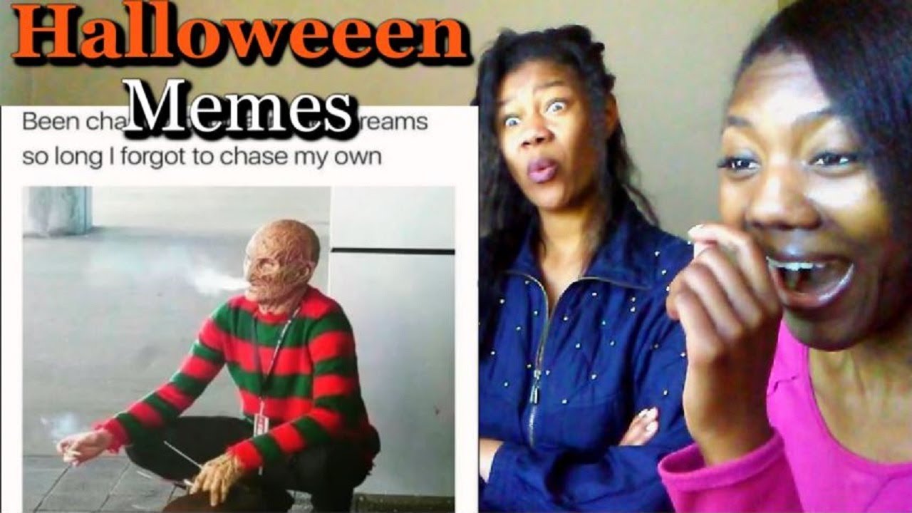 Halloween Memes Reaction | Mentally Mitch | Katherine Jaymes