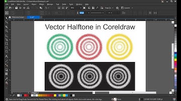 HOW TO CREATE HALFTONE EFFECT IN CORELDRAW | CORELDRAW TECHNIQUES | DOCTOR DESIGN