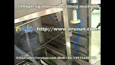 100bph 5gallon water filling machine