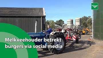 Melkveehouder betrekt burgers via social media