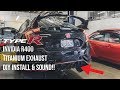 2018 TYPE R INVIDIA R400 GEMINI EXHAUST INSTALL DIY!