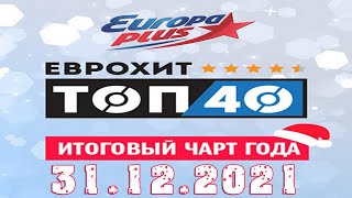 🔥 ✮ Еврохит Топ 40 Europa Plus: Итоговый Чарт Года [31.12] [2021] ✮ 🔥