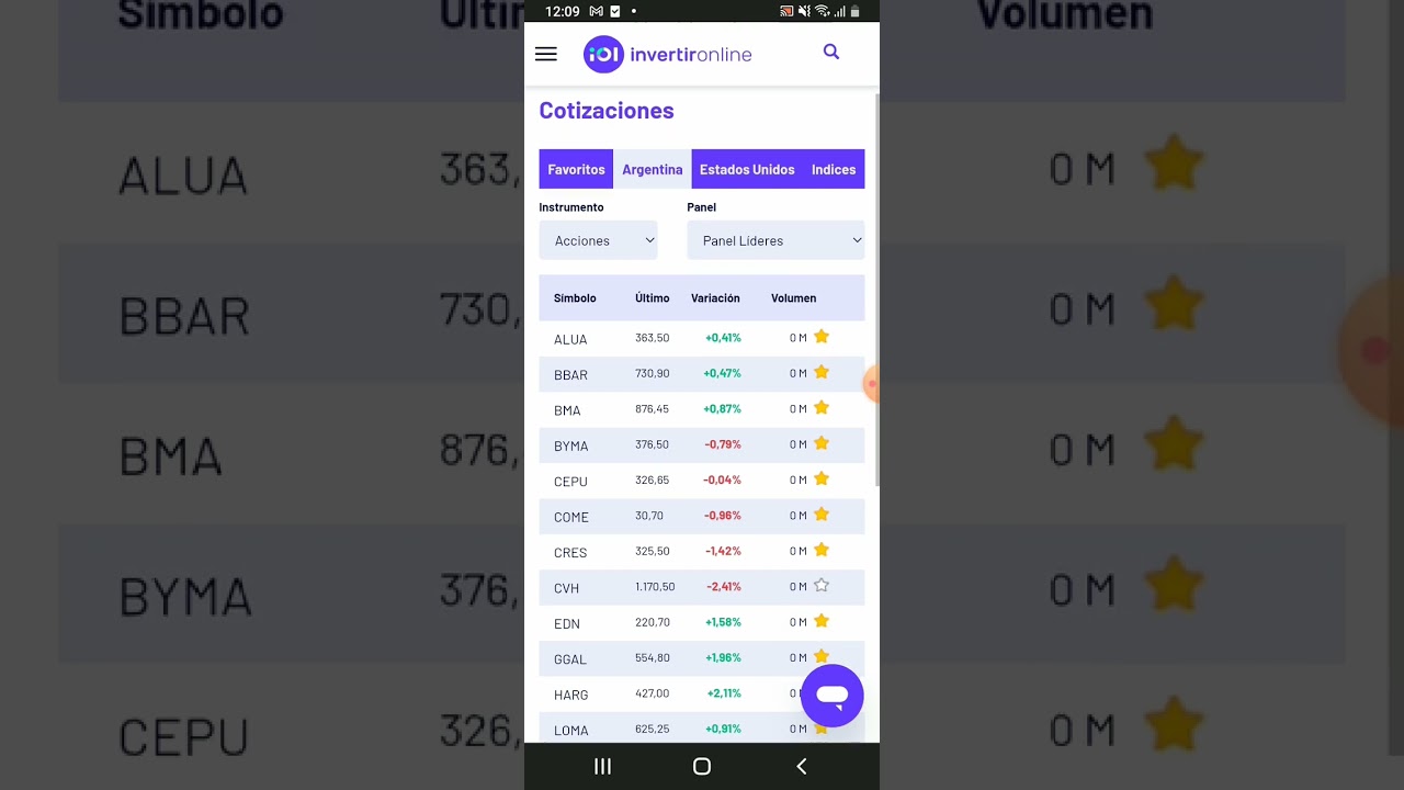 COMPRAR ACCIONES/CEDEARS EN INVERTIRONLINE 