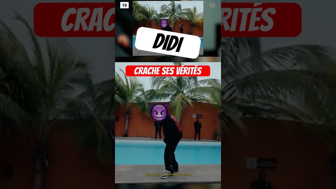 Didi b: « ils veulent juste profiter de toi » 