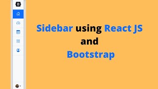 Sidebar using React JS