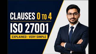 ISO 27001 Clauses 0–4 Explained in Simple Language | ISO 27001 Beginner Guide
