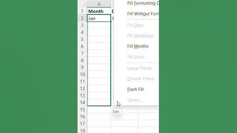 Excel autofill data and date #autofill #exceltipsandtricks