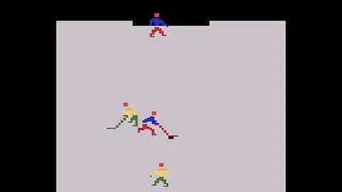 Ice Hockey USA ATARI 2600 VCS HYPERSPIN NOT MINE VIDEO COMPUTER SYSTEM