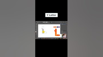 Gradient L Latter Logo Design in Illustrator | Illustrator Bhai #shorts