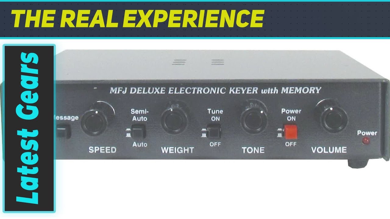 MFJ-407E Deluxe Electronic Keyer With Memory: Unlock Your CW Potential!