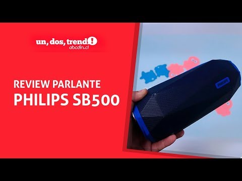 Philips ShoqBox SB500: Parlante Bluetooth Todo Terreno