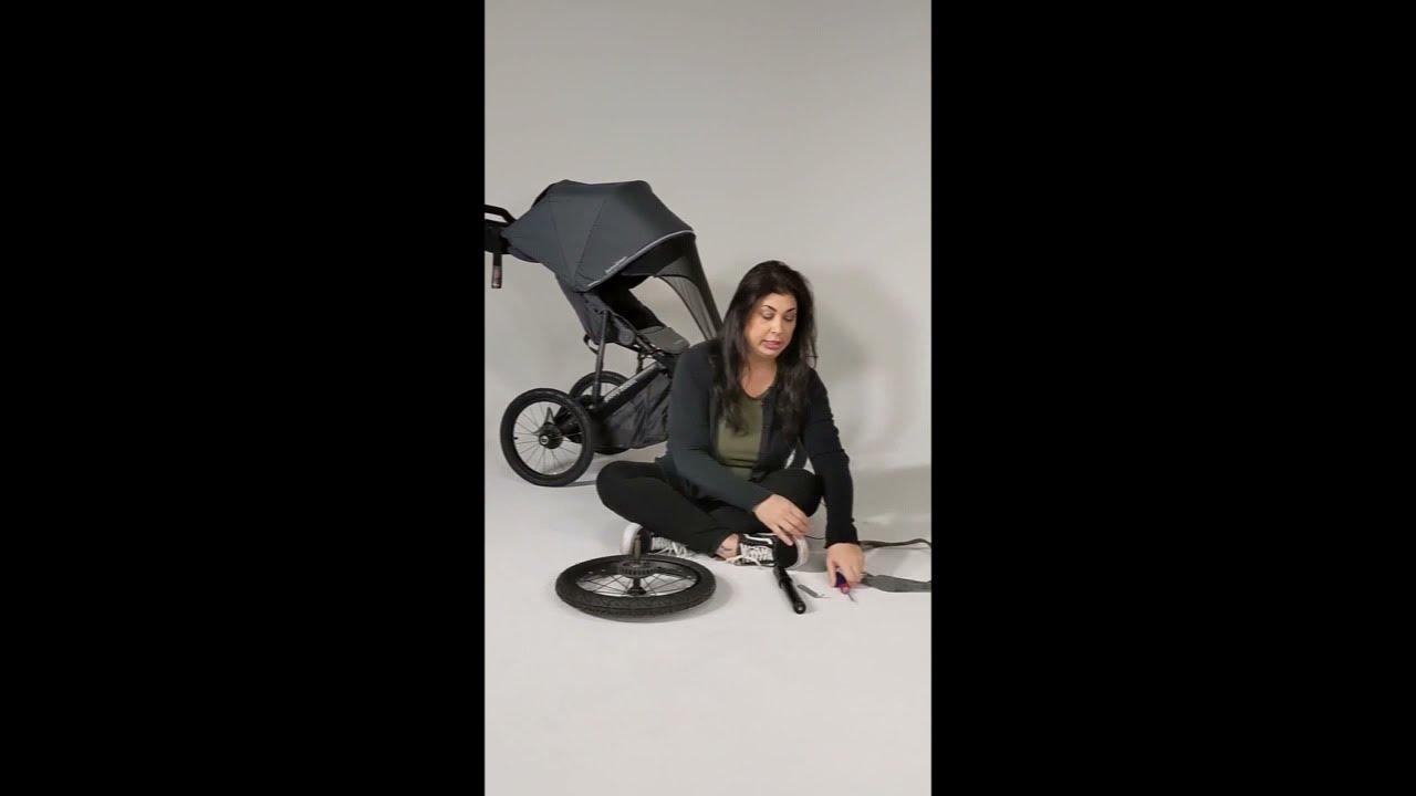 Zoom360 How To Change the Inner Tube in your stroller wheel. YouTube